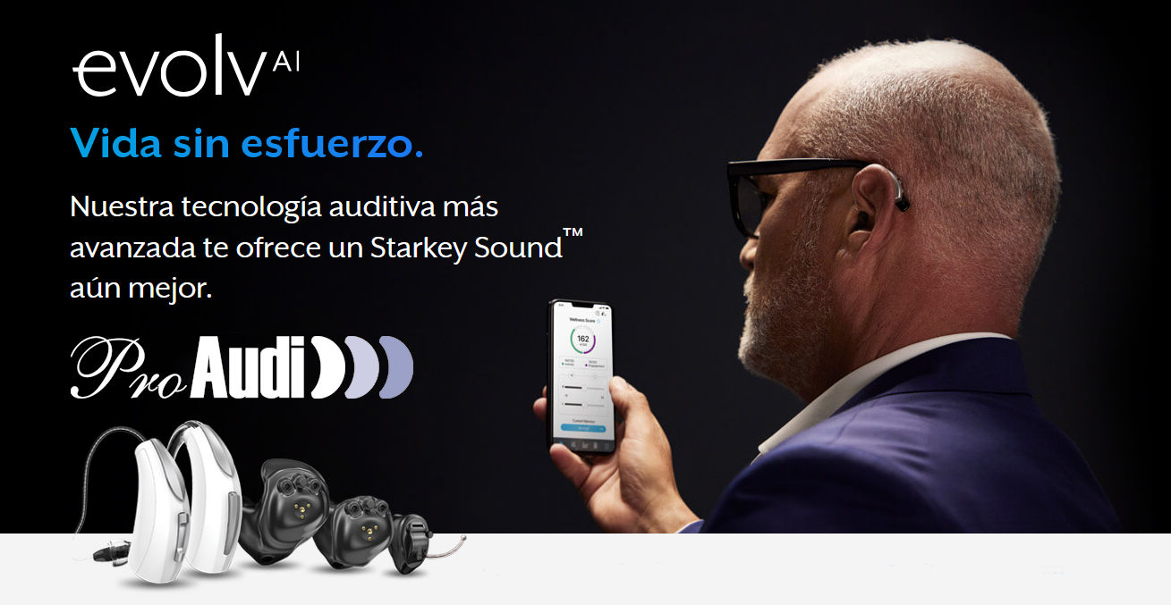 Evolv AI - Tecnología avanzada Starkey Sound De venta en ProAudi proaudiologia.com