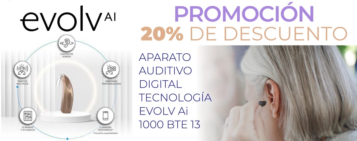 Promociones auxiliares auditivos - Tecnología avanzada Starkey Evolv De venta en ProAudi proaudiologia.com